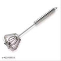 Hand Push Rotary Whisk Blender – Stainless Steel