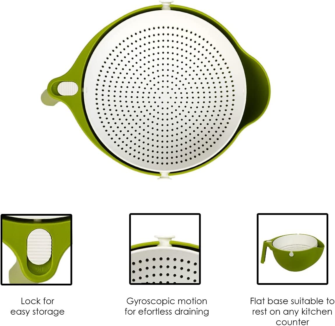 2-in-1 Double Layer Fruit & Vegetable Washing Basket