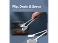 Stainless Steel Multipurpose Kitchen Tongs for Frying & Serving