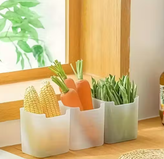 6 Pcs Fridge Storage Containers – Multipurpose Space-Saving Organizer