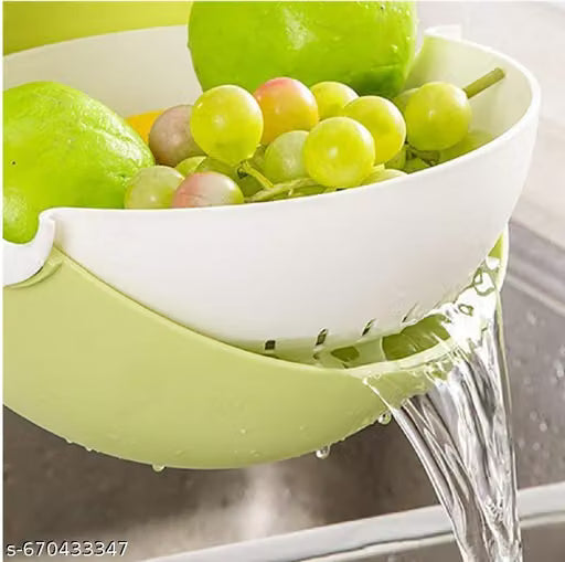 2-in-1 Double Layer Fruit & Vegetable Washing Basket