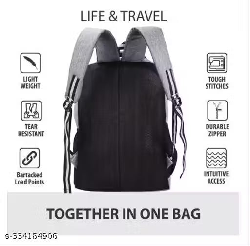 Size: M (15-30L) College bag/laptop bag /school bag/office bag/coaching bag/trendy bag